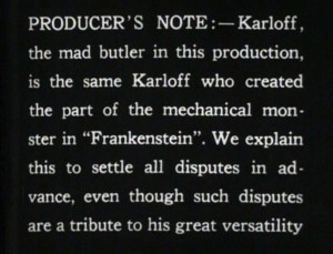 old dark house producer's note.