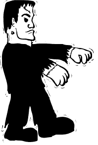 frankenstein's monster clipart